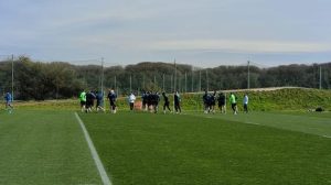 TMW - Napoli, rifinitura pre Eintracht: in campo a Castel Volturno anche Kim, Meret e Lozano