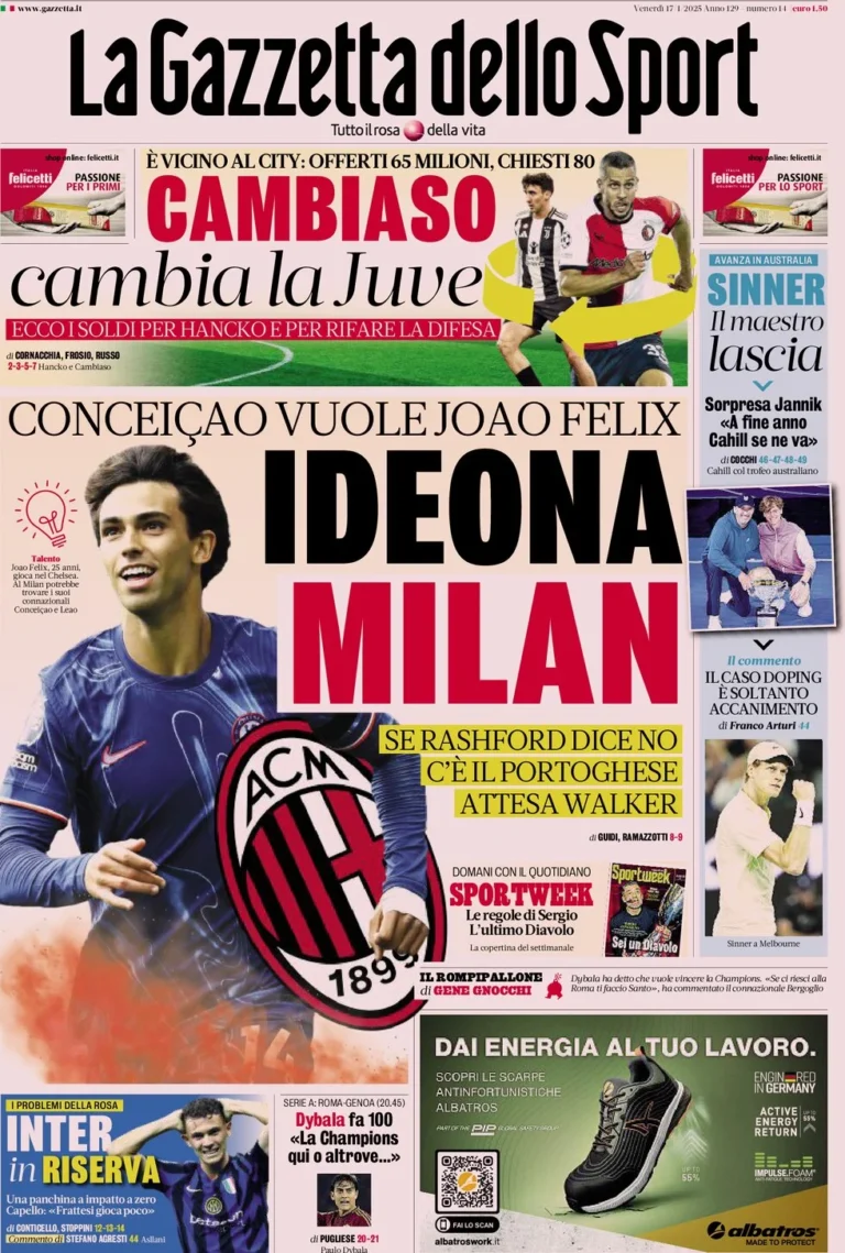 Today’s Papers: Guardiola wants Cambiaso, Milan idea for Rashford alternative
