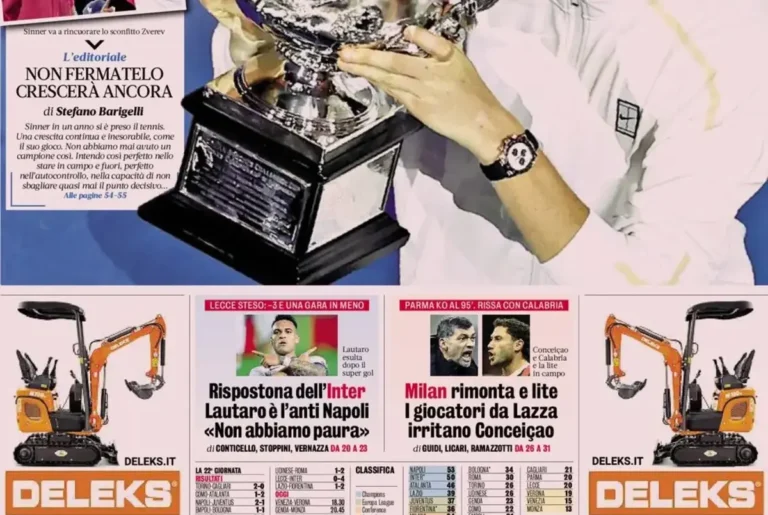 Today’s Papers: Milan comeback, Conceicao fights, Inter respond to Napoli