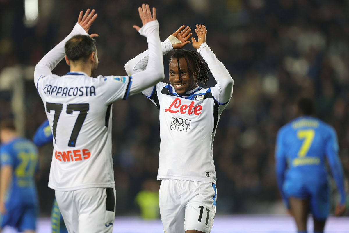 Atletico Madrid continue Lookman talks amid Inter links 10 EMPOLI, ITALY - FEBRUARY 23: Davide Zappacosta ta celebrates after scoring a goal with Ademola Lookman of Atalanta BC during the Serie A match between Empoli and Atalanta at Stadio Carlo Castellani on February 23, 2025 in Empoli, Italy. (Photo by Gabriele Maltinti/Getty Images)