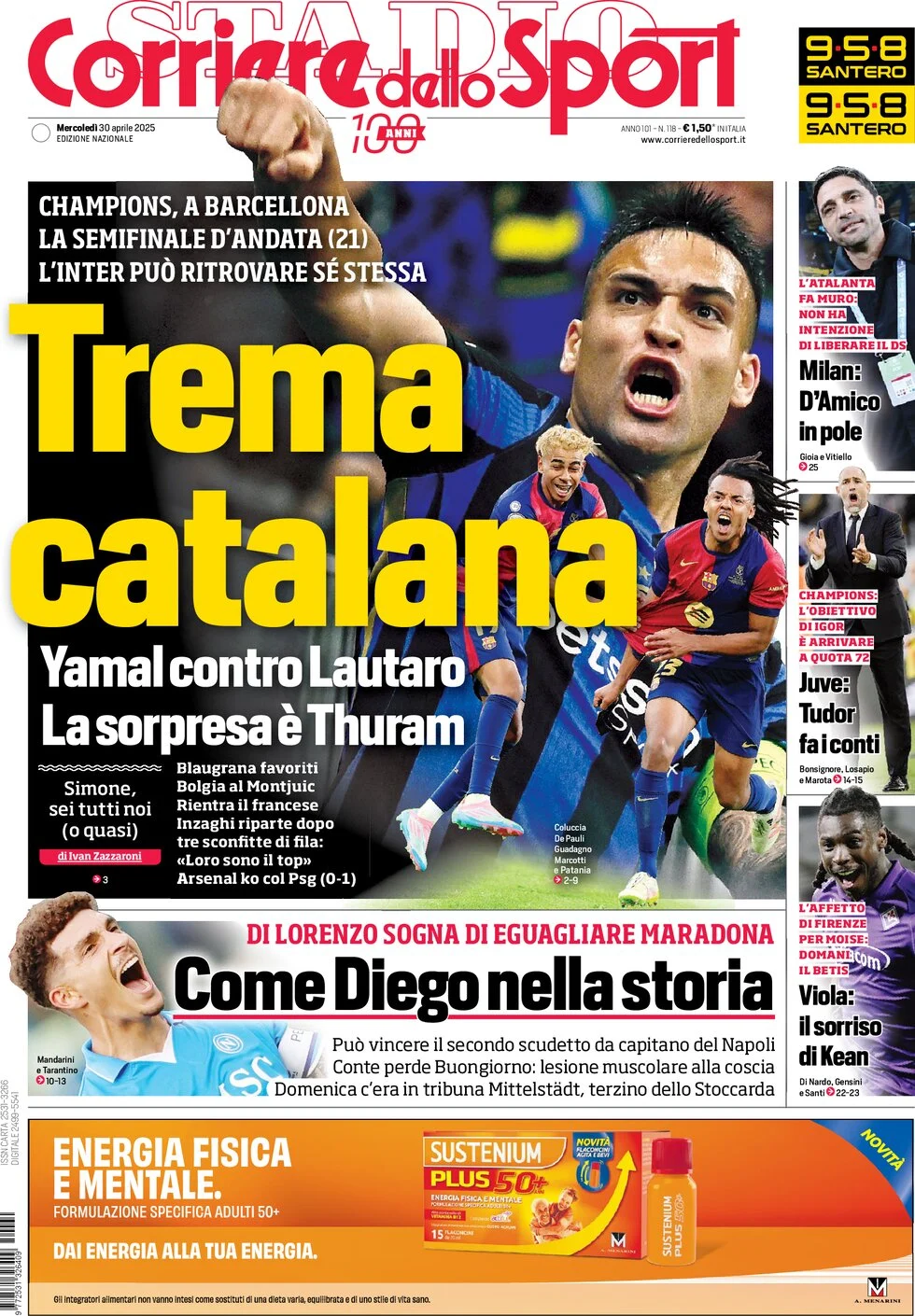 Today’s Papers – Inter against everything, another Yildiz for Juventus 5