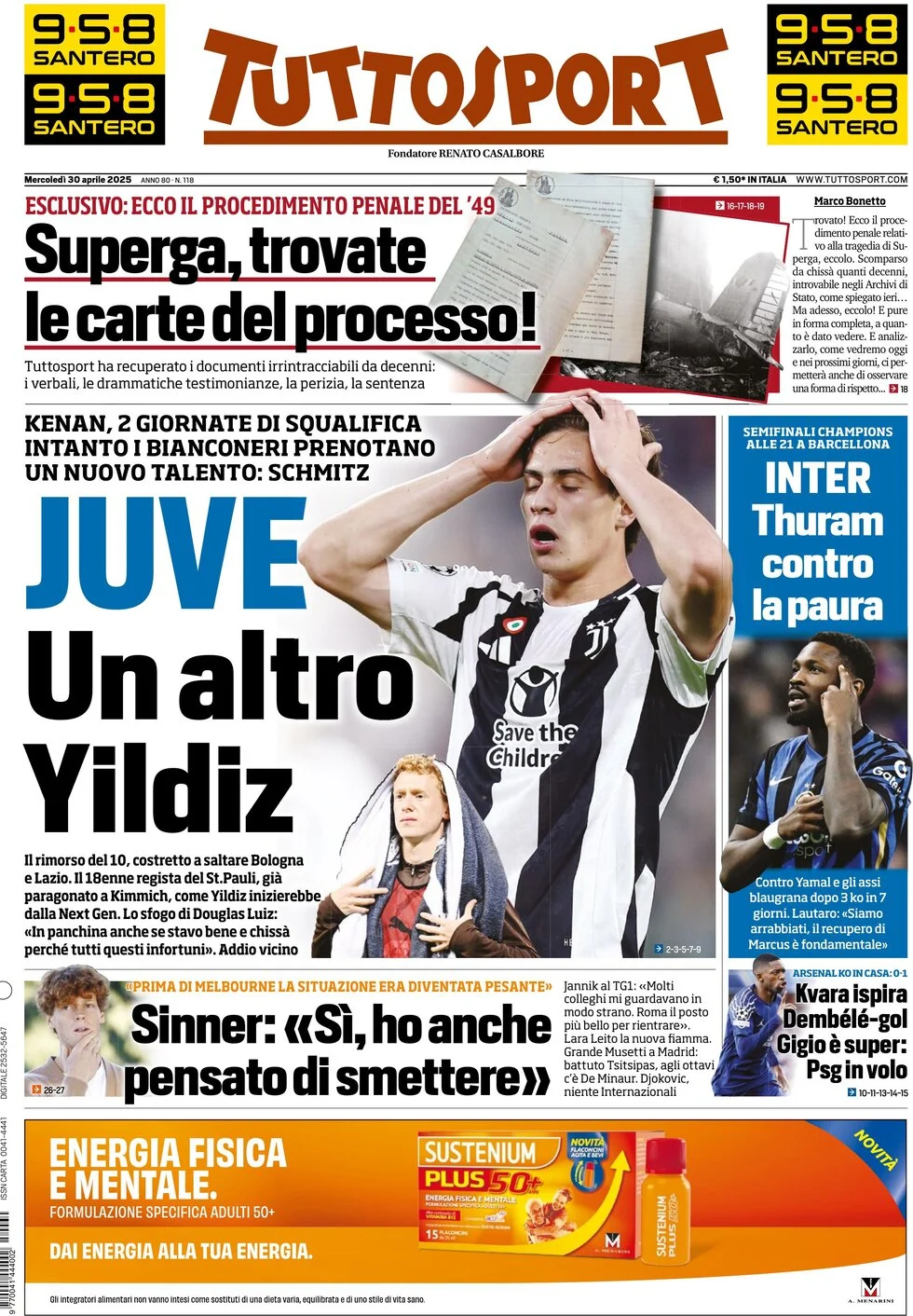 Today’s Papers – Inter against everything, another Yildiz for Juventus 6