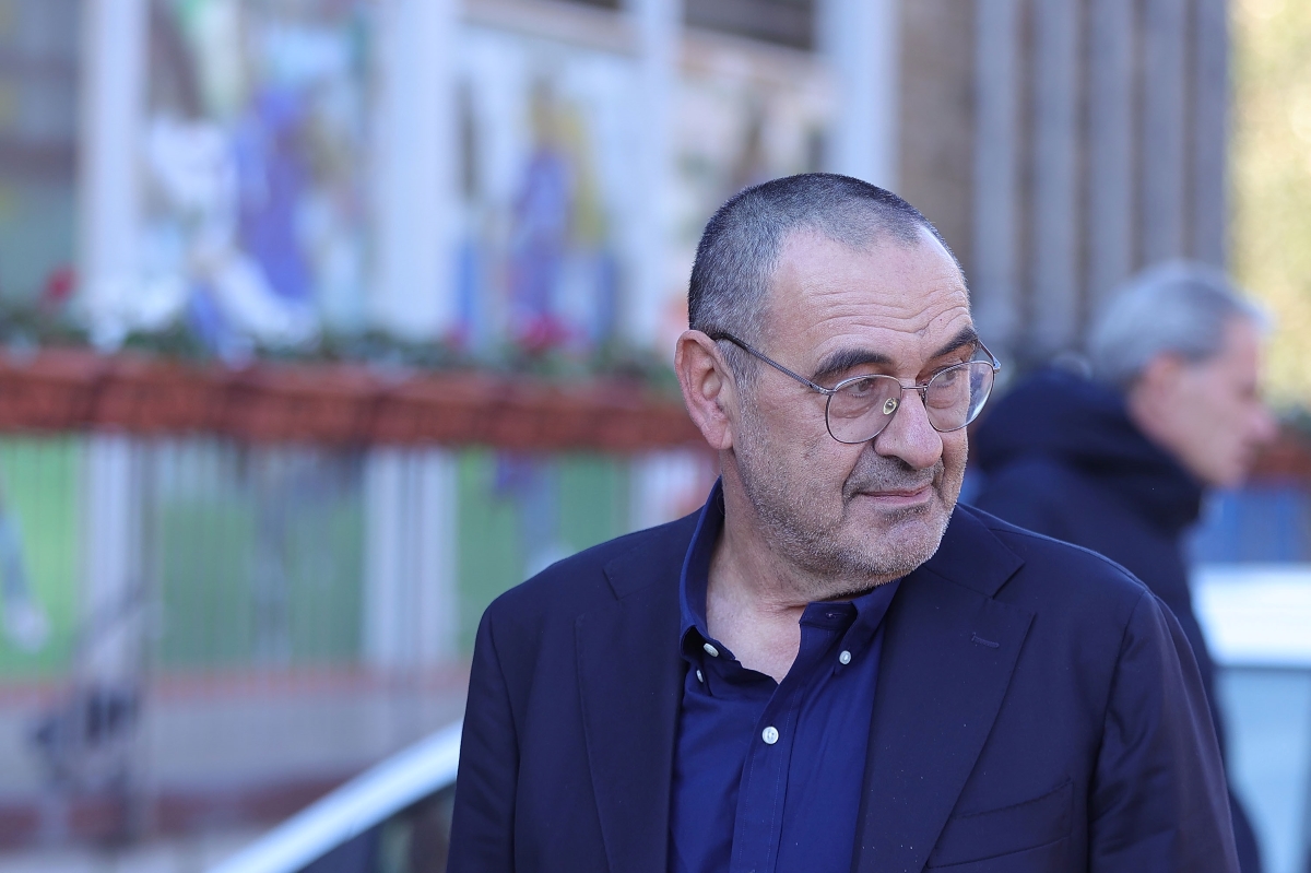 Sarri remains on Milan shortlist to replace Concaiçao 4 FLORENCE, ITALY - JANUARY 29: Maurizio Sarri during the "Panchina d'Oro" award season 2022/2023 at Centro Tecnico Federale di Coverciano on January 29, 2024 in Florence, Italy. (Photo by Gabriele Maltinti/Getty Images)