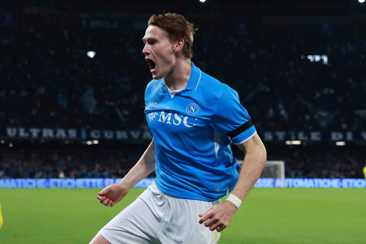 Serie A Player of the Month: April candidates announced 4 NAPLES, ITALY - APRIL 27: Scott McTominay of Napoli celebrates after scoring his sides firstgoal during the Serie A match between Napoli and Torino at Stadio Diego Armando Maradona on April 27, 2025 in Naples, Italy. (Photo by Francesco Pecoraro/Getty Images)