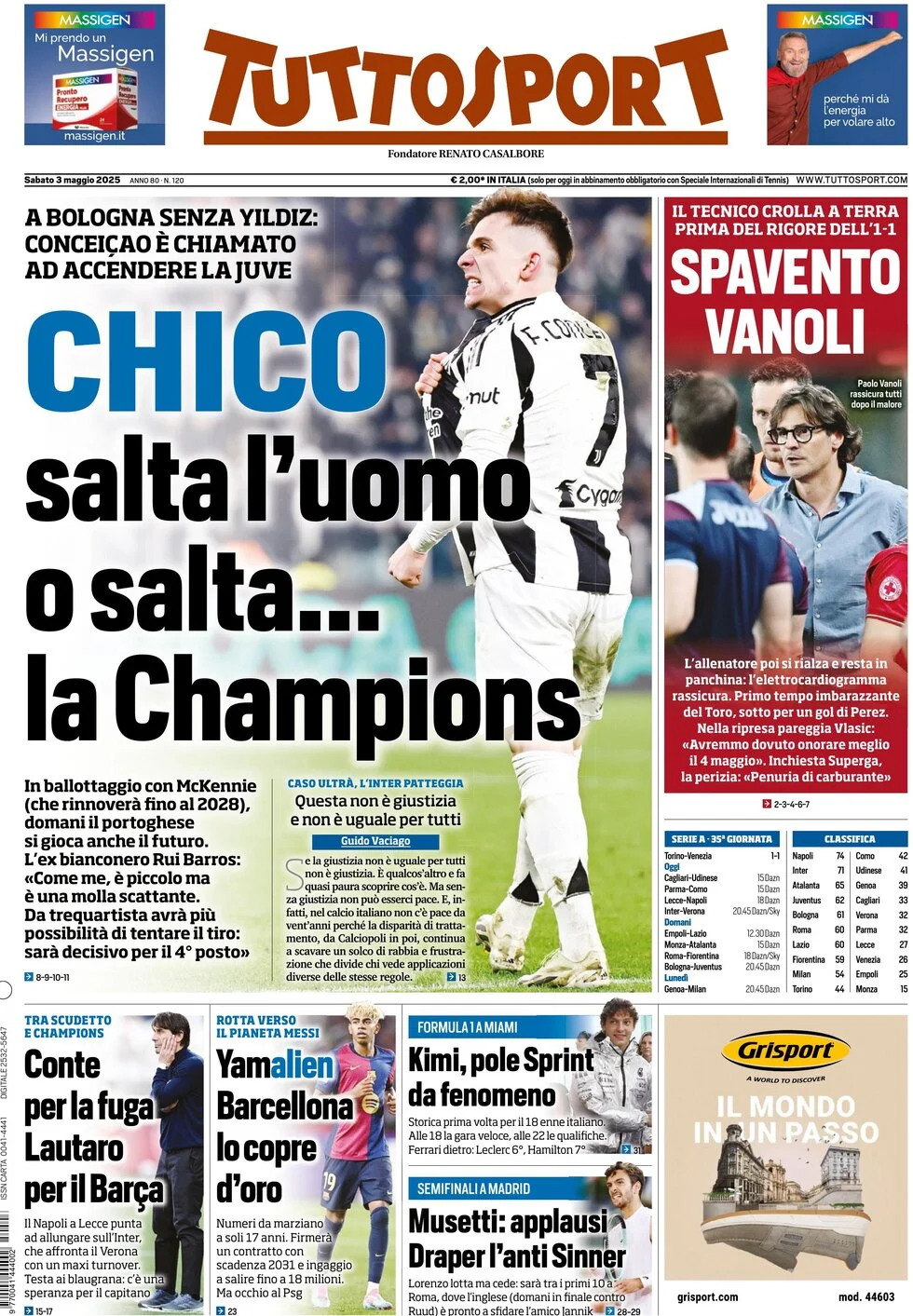 Today’s Papers – Scudetto Grand Finale, Euro shodown 10 Today’s Papers – Scudetto Grand Finale, Euro shodown 9