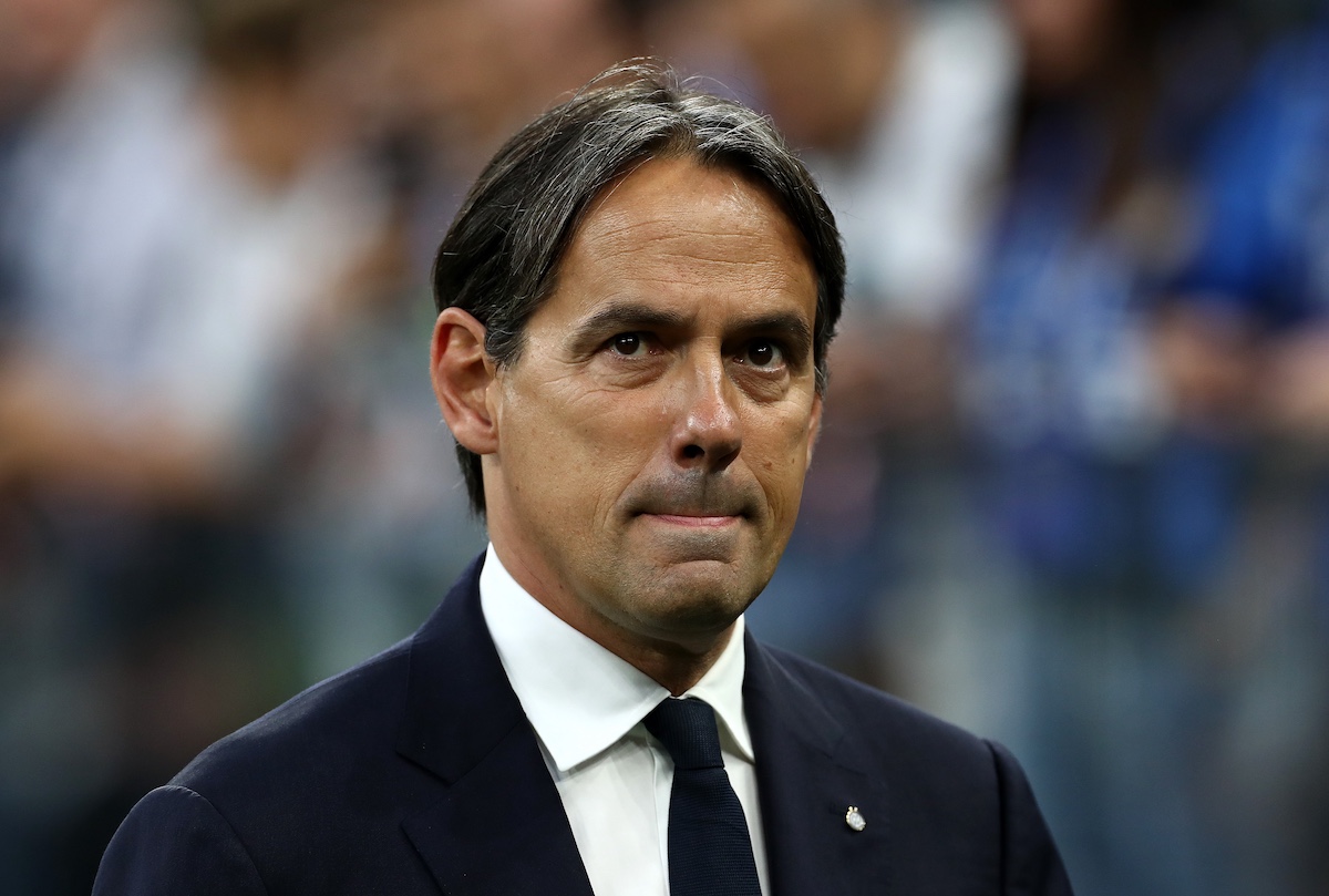 Costacurta: Inter will learn from mistakes in Champions Final 4 MILAN, ITALY - MAY 18: Simone Inzaghi, Head Coach of FC Internazionale, looks on prior to the Serie A match between FC Internazionale and SS Lazio at Stadio Giuseppe Meazza on May 18, 2025 in Milan, Italy. (Photo by Marco Luzzani/Getty Images)