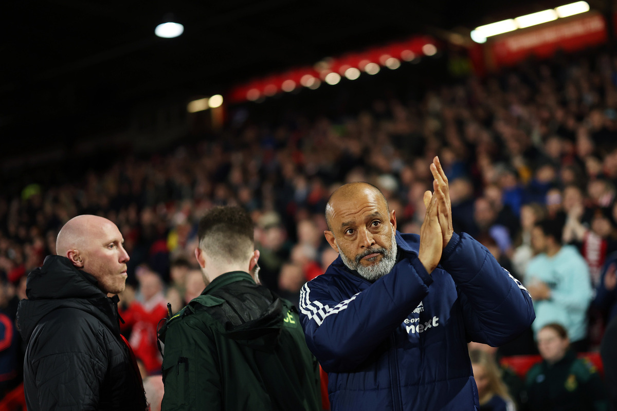 Nuno Espirito Santo and Farioli latest names on Roma list of Ranieri replacements 10 NOTTINGHAM, ENGLAND - APRIL 01: Nuno Espirito Santo, Manager of Nottingham Forest, applauds the fans as he walks out of the tunnel prior to the Premier League match between Nottingham Forest FC and Manchester United FC at City Ground on April 01, 2025 in Nottingham, England. (Photo by Carl Recine/Getty Images)
