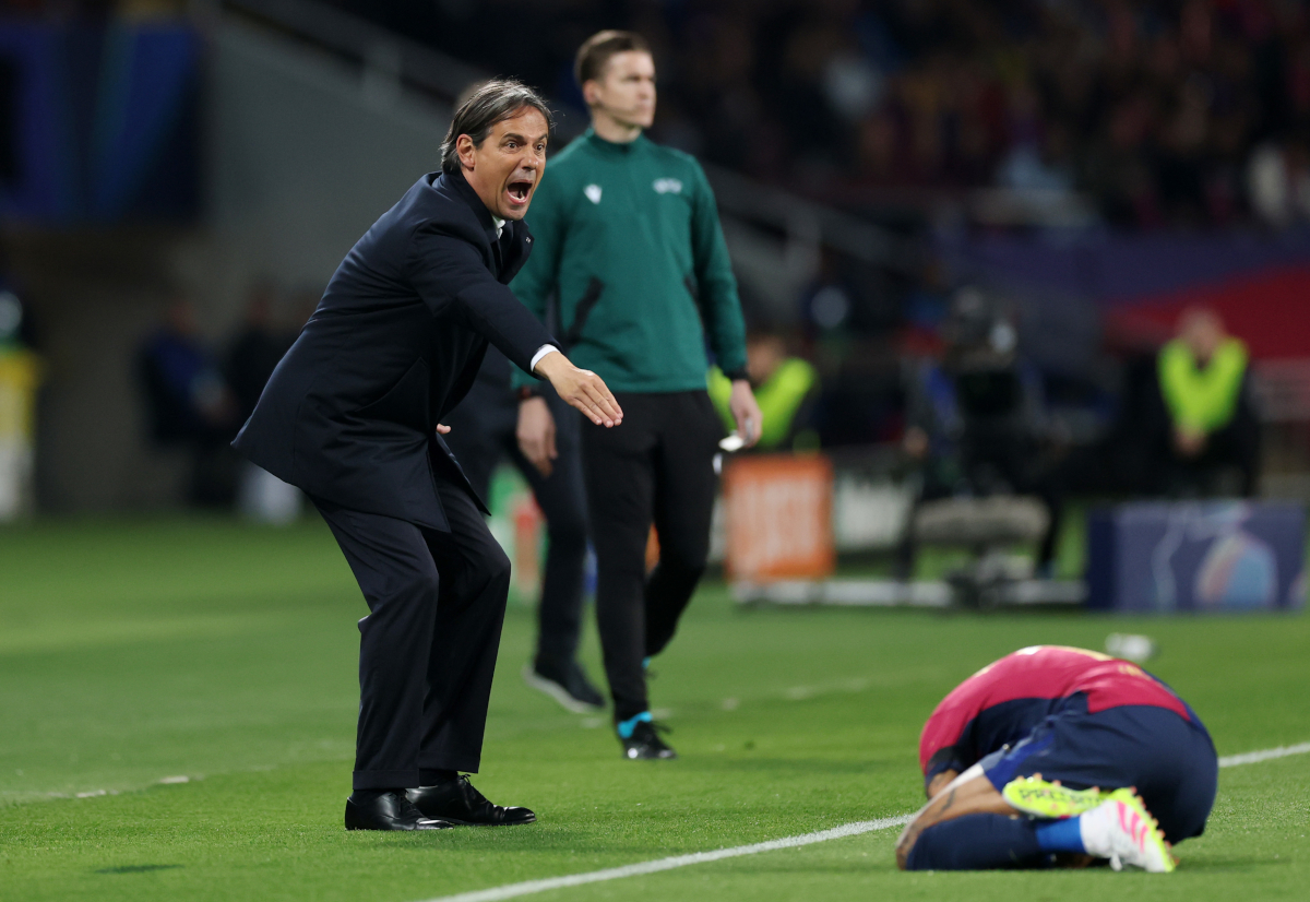 Capello: Inter not humble enough in Serie A, Barcelona’s quality ‘scary’ 4 BARCELONA, SPAIN - APRIL 30: Simone Inzaghi, Head Coach of FC Internazionale, reacts on the touch line during the UEFA Champions League 2024/25 Semi Final First Leg match between FC Barcelona and FC Internazionale Milano at Estadi Olimpic Lluis Companys on April 30, 2025 in Barcelona, Spain. (Photo by Carl Recine/Getty Images)