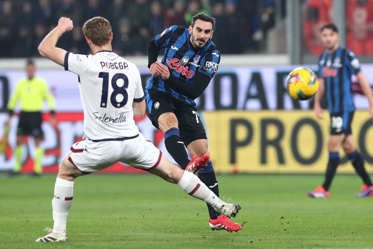 Norway coach Solbakken ‘a bit surprised’ by two big Italy decisions 7 Davide Zappacosta of Atalanta BC is challenged by Tommaso Pobega of Bologna FC during the Coppa Italia, Quarter Final match between Atalanta BC and Bologna FC at Gewiss Stadium on February 04, 2025 in Bergamo, Italy. (Photo by Marco Luzzani/Getty Images)