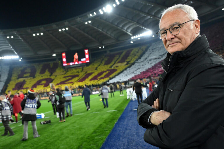 epa11807729 AS Roma's head coach Claudio Ranieri looks on during the Italian Serie A soccer match between AS Roma and SS Lazio, in Rome, Italy, 05 January 2025. EPA-EFE/ETTORE FERRARI