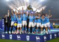 Serie A squad values revealed for 2025-26: Inter slip to fourth as Napoli surge into top spot 9 NAPLES, ITALY - MAY 23: Giovanni Di Lorenzo of Napoli lifts the Serie A TIM Scudetto title trophy after his team's victory in the Serie A match between Napoli and Cagliari at Stadio Diego Armando Maradona on May 23, 2025 in Naples, Italy. (Photo by Francesco Pecoraro/Getty Images)