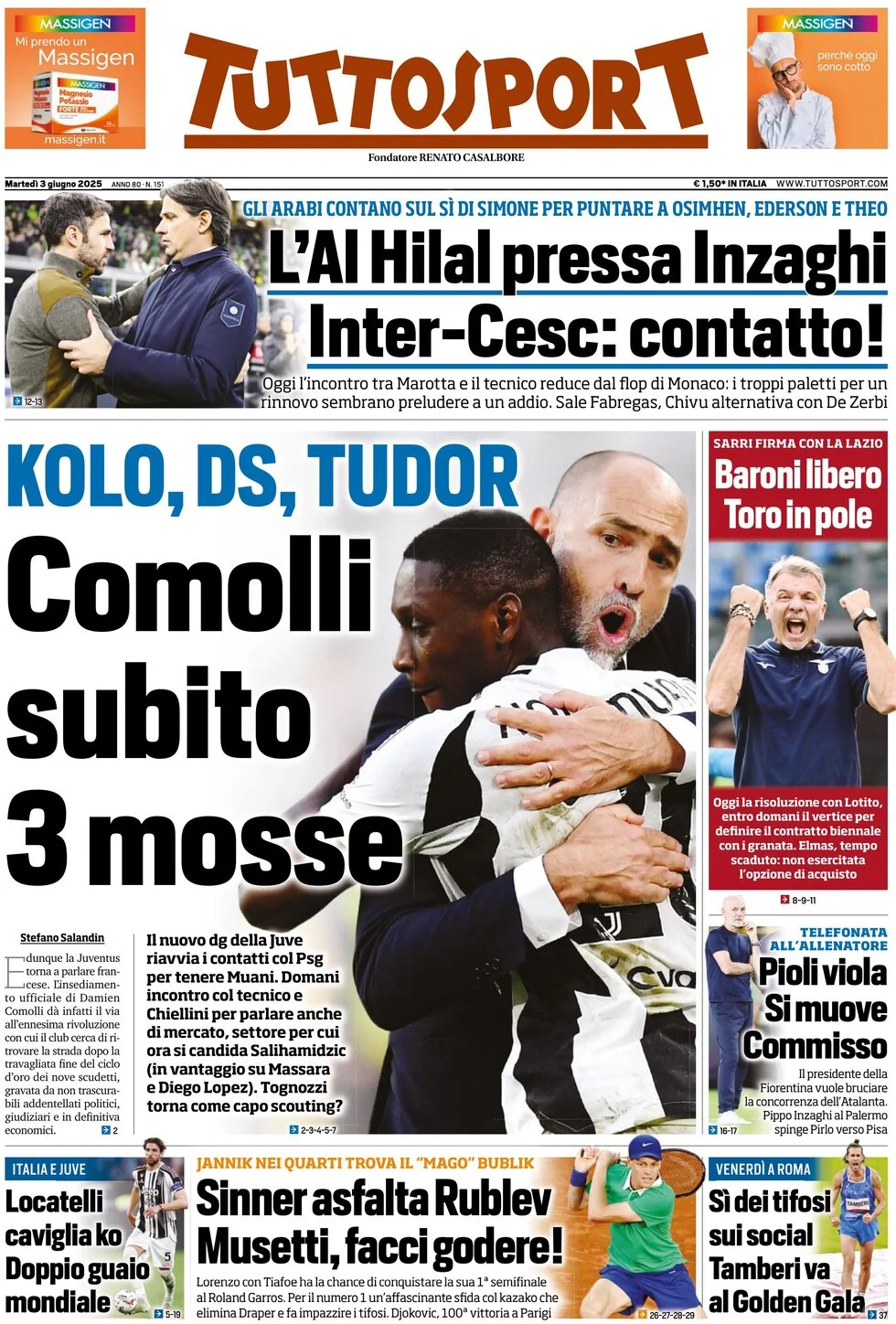 Today’s Papers – Milan dream of Modric, Inzaghi in or out 7 Today’s Papers – Milan dream of Modric, Inzaghi in or out 6