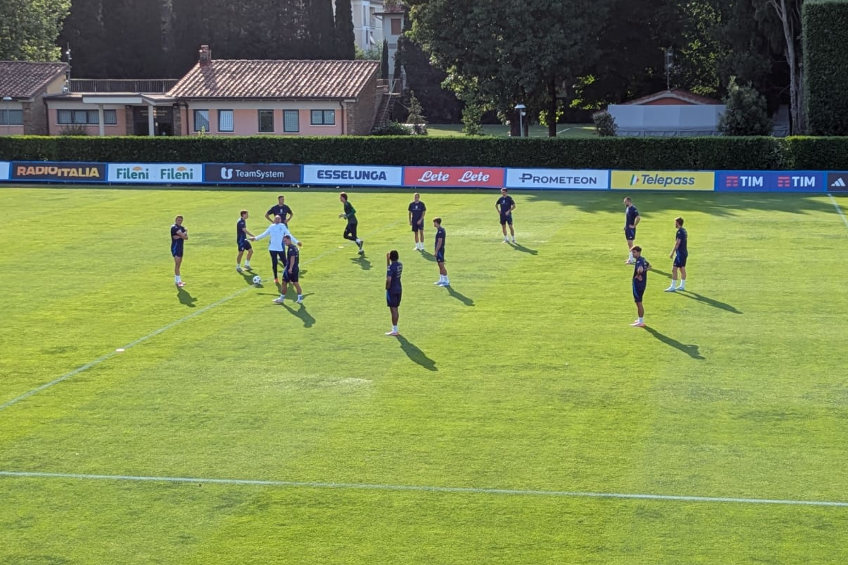 Three things spotted in Italy’s training session today 9 Italy tactical training - Football Italia exclusive
