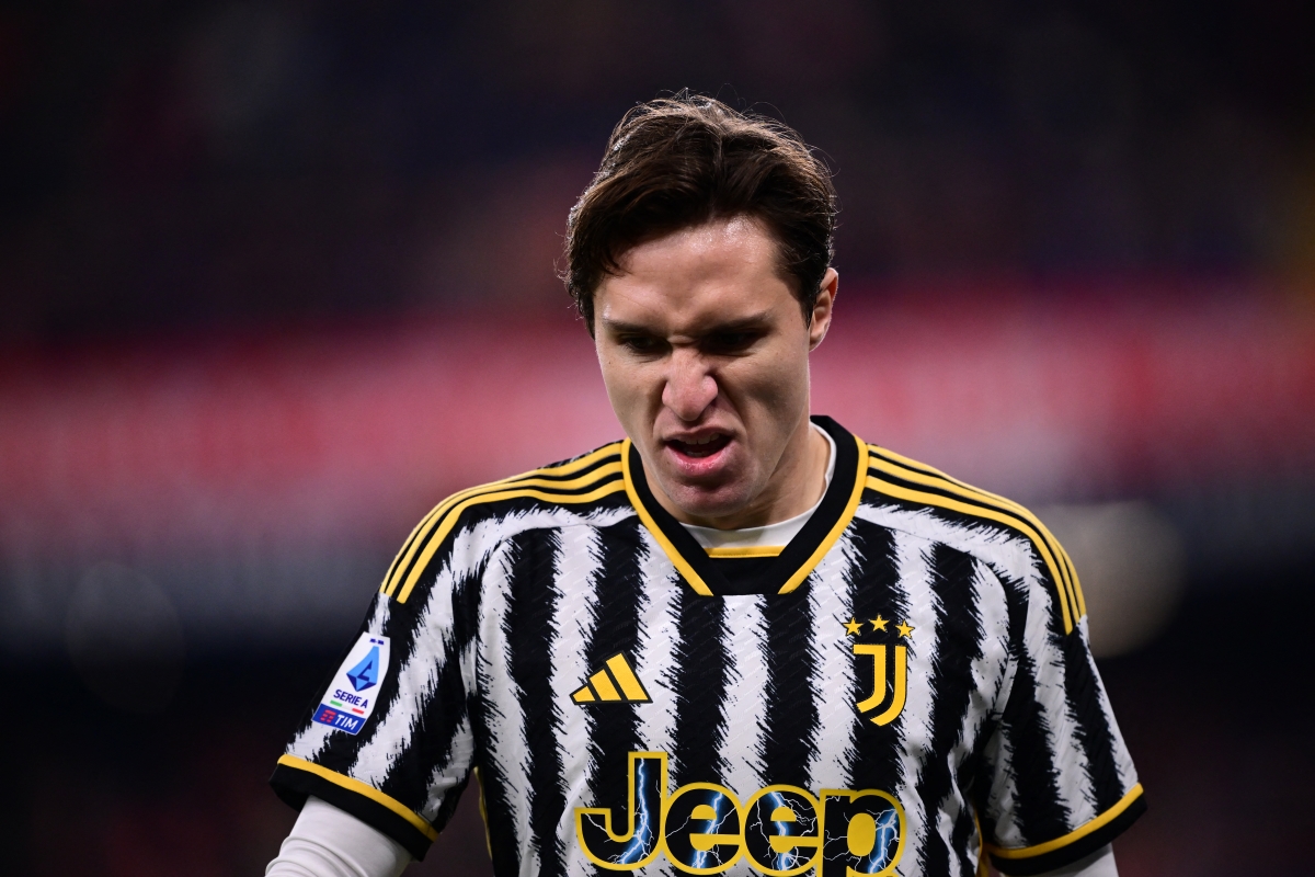 Chiesa ‘shocked’ by Juventus cull and stark Thiago Motta warning 9 Juventus forward Federico Chiesa reacts during the Italian Serie A football match between Genoa and Juventus at the Luigi Ferraris stadium, on December 15, 2023. (Photo by Marco BERTORELLO / AFP) (Photo by MARCO BERTORELLO/AFP via Getty Images)
