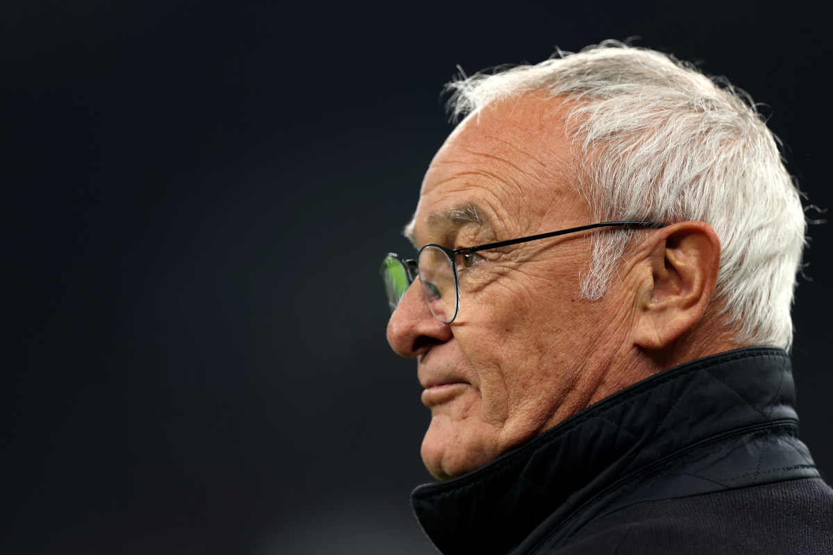 Ranieri memes mock Italy call for help from retired coach 6 LONDON, ENGLAND - NOVEMBER 28: Claudio Ranieri, Head Coach of AS Roma, looks on prior to the UEFA Europa League 2024/25 League Phase MD5 match between Tottenham Hotspur and AS Roma at Tottenham Hotspur Stadium on November 28, 2024 in London, England. (Photo by Richard Heathcote/Getty Images)