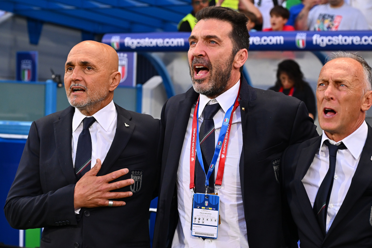 Spalletti: ‘I left the Italy squad exactly the same as I found it’ 16 REGGIO NELL'EMILIA, ITALY - JUNE 09: (L-R) Luciano Spalletti head coach of Italy and Gianluigi Buffon during the FIFA 2026 Qualifier between Italy and Moldova at Mapei Stadium - Citta' del Tricolore on June 09, 2025 in Reggio nell'Emilia, Italy. (Photo by Alessandro Sabattini/Getty Images)