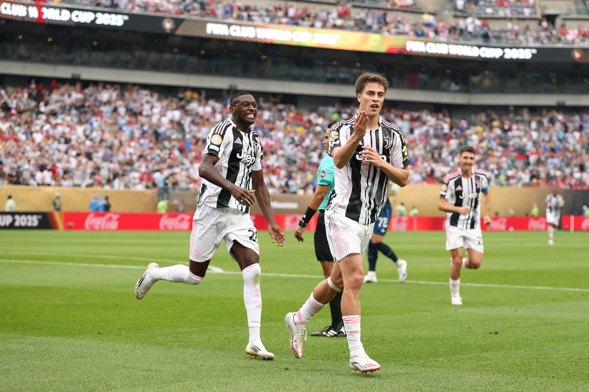 Man City’s lesson shows Juventus need more than Tudor says 13 PHILADELPHIA, PENNSYLVANIA - JUNE 22: Kenan Yildiz #10 of Juventus FC celebrates scoring his team's third goal with Randal Kolo Muani #20 of Juventus FC during the FIFA Club World Cup 2025 group G match between Juventus FC and Wydad AC at Lincoln Financial Field on June 22, 2025 in Philadelphia, Pennsylvania. (Photo by Francois Nel/Getty Images)