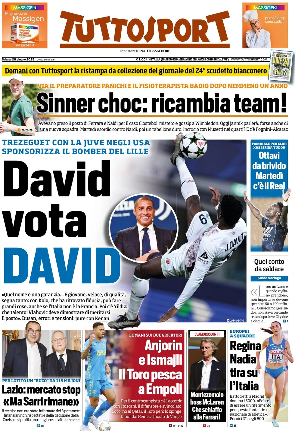 Today’s Papers – Milan sprint for Jashari, defenceless Juventus 10 Today’s Papers – Milan sprint for Jashari, defenceless Juventus 9