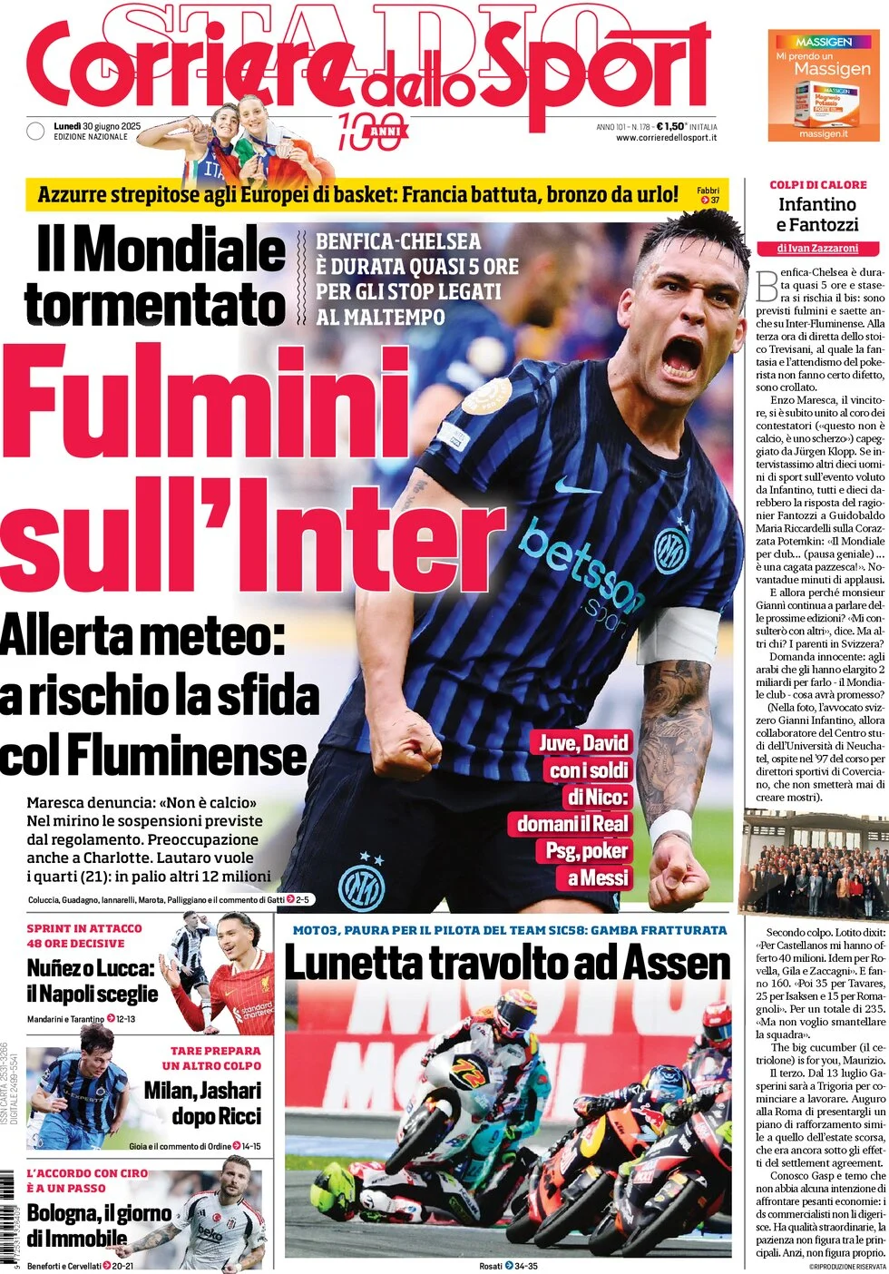 Today’s Papers – Inter want Leoni after Bonny, Real exam for Yildiz 9 Today’s Papers – Inter want Leoni after Bonny, Real exam for Yildiz 8