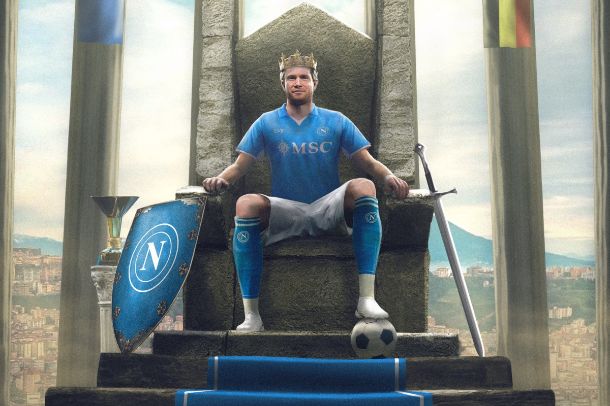 Guardiola: ‘De Bruyne at special Napoli with one of the best coaches’ 7 Kevin De Bruyne Napoli announcement