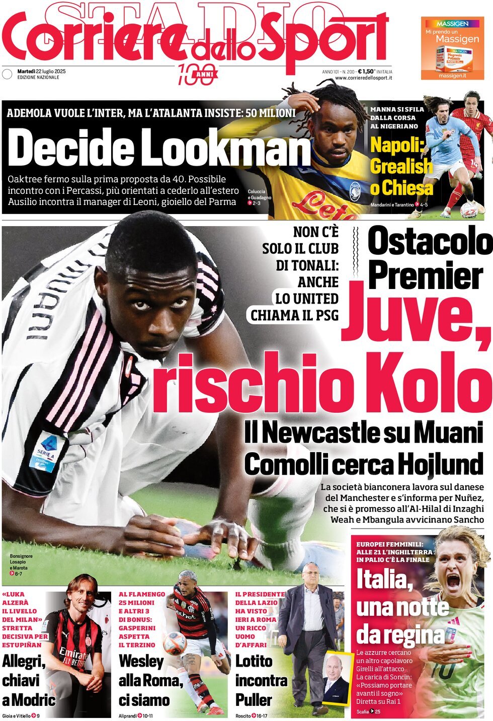Today’s Papers – Kolo Muani risk, Lookman pushes for Inter move 9 Today’s Papers – Kolo Muani risk, Lookman pushes for Inter move 8