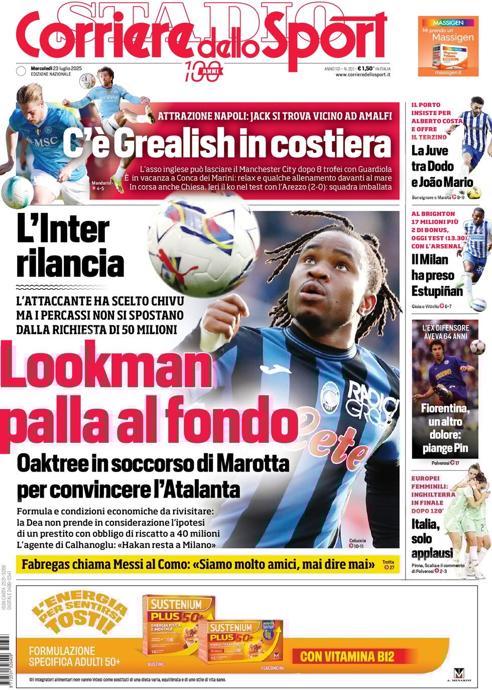 Today’s Papers – An arrow for Allegri, Conte has work to do 6 Today’s Papers – An arrow for Allegri, Conte has work to do 5
