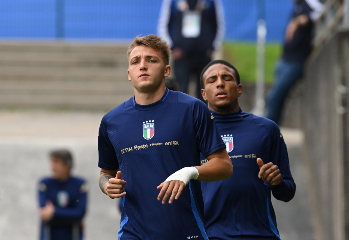 Official: Folorunsho joins Cagliari from Napoli 4 ISERLOHN, GERMANY - JUNE 21Mateo Retegui of Italy in action during a Italy training sessio at Hemberg-Stadion on June 21, 2024 in Iserlohn, Germany. (Photo by Claudio Villa/Getty Images for FIGC)