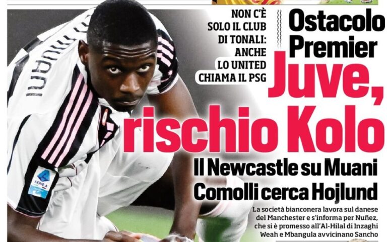 Today’s Papers – Kolo Muani risk, Lookman pushes for Inter move