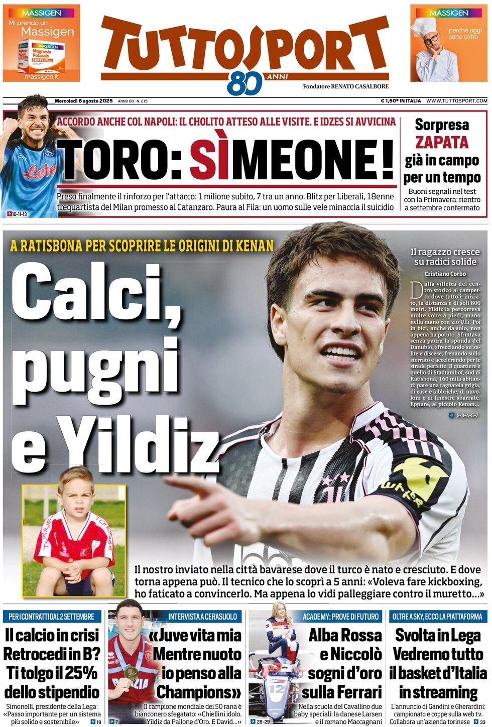 Today’s Papers: Milan land Jashari, De Bruyne aims for 25 7 Today’s Papers: Milan land Jashari, De Bruyne aims for 25 6