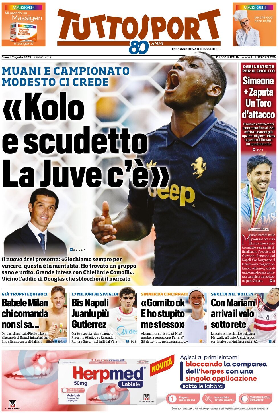 Today’s Papers: Milan and Hojlund, Douglas frees Hjulmand 7 Today’s Papers: Milan and Hojlund, Douglas frees Hjulmand 6