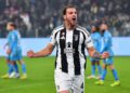 TURIN, ITALY - DECEMBER 14: Federico Gatti of Juventus celebrates scoring his team's first goal during the Serie A match between Juventus and Venezia at Allianz Stadium on December 14, 2024 in Turin, Italy. (Photo by Valerio Pennicino/Getty Images)