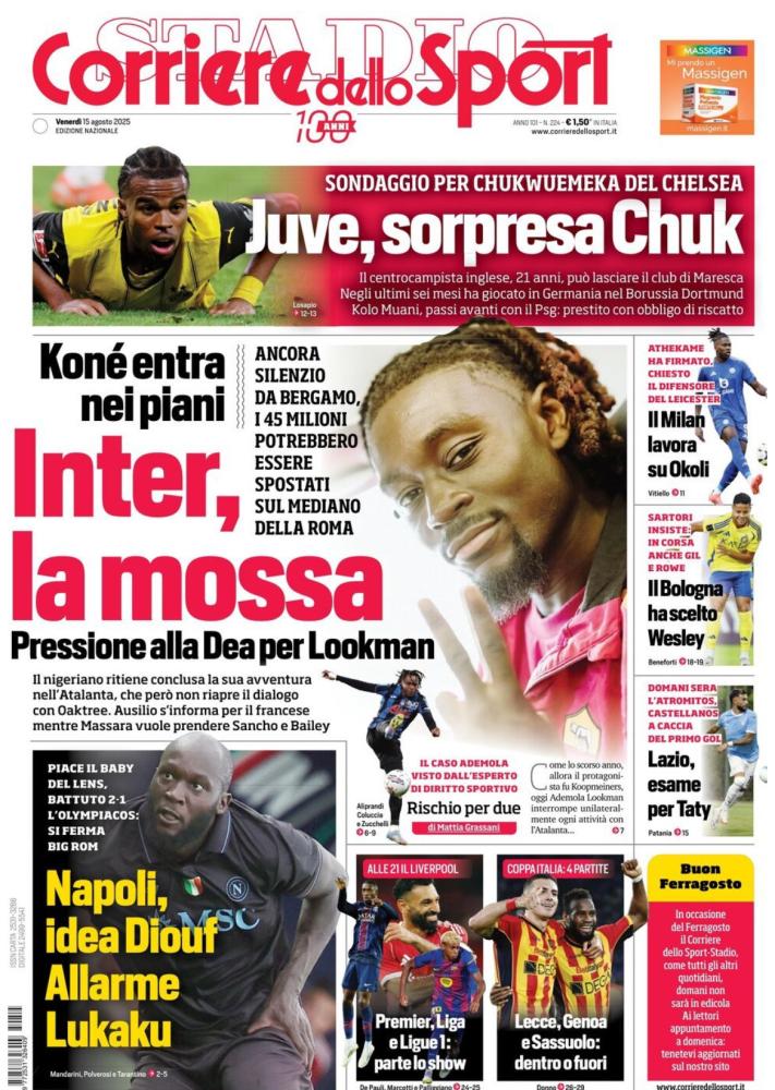 Today’s Papers: Roma eye Premier League duo, Kolo Muani-Juventus latest 8