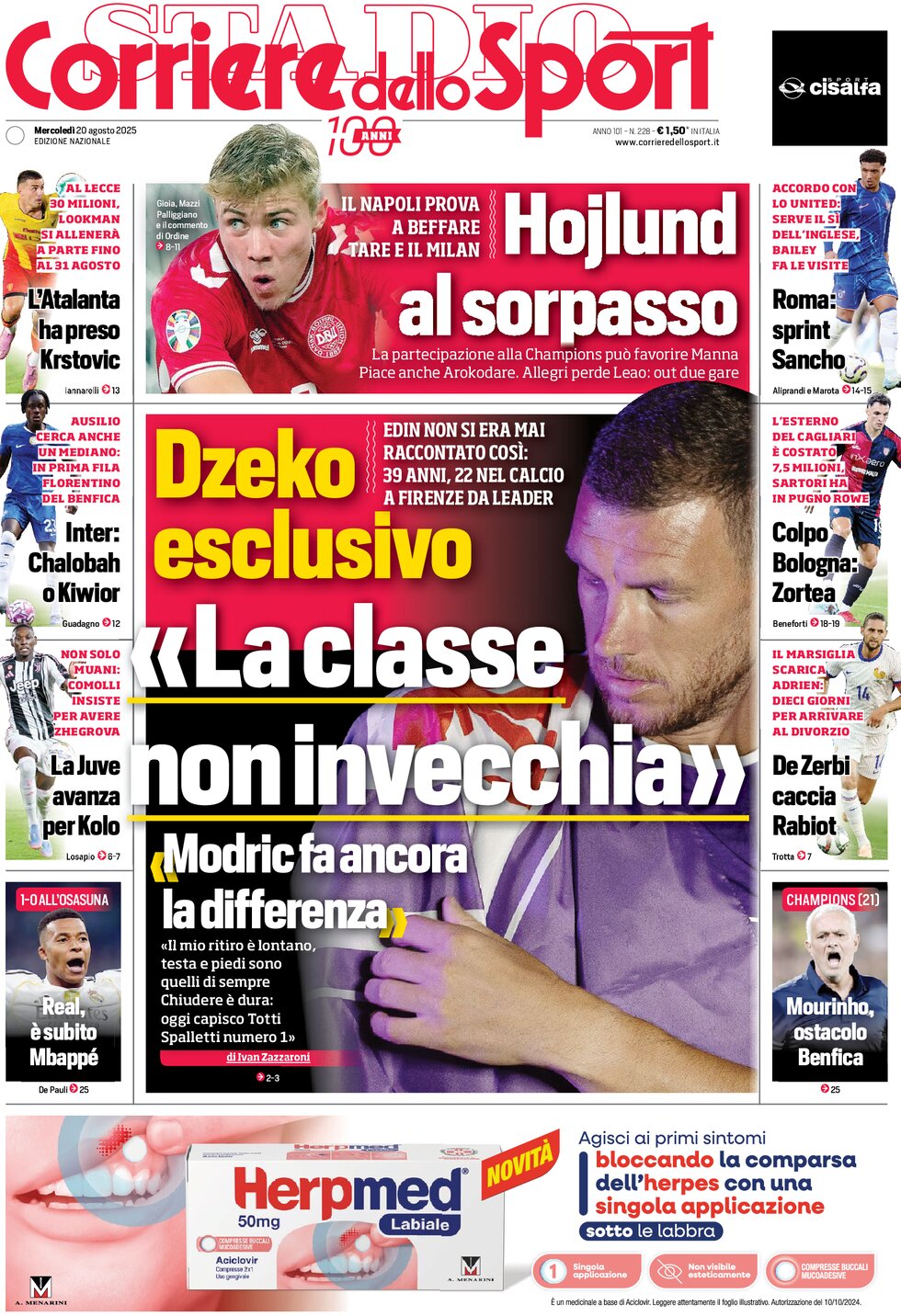 Today’s Papers – Milan and Napoli battle for Hojlund, Zhegrova agreement with Juventus 9 Today’s Papers – Milan and Napoli battle for Hojlund, Zhegrova agreement with Juventus 8