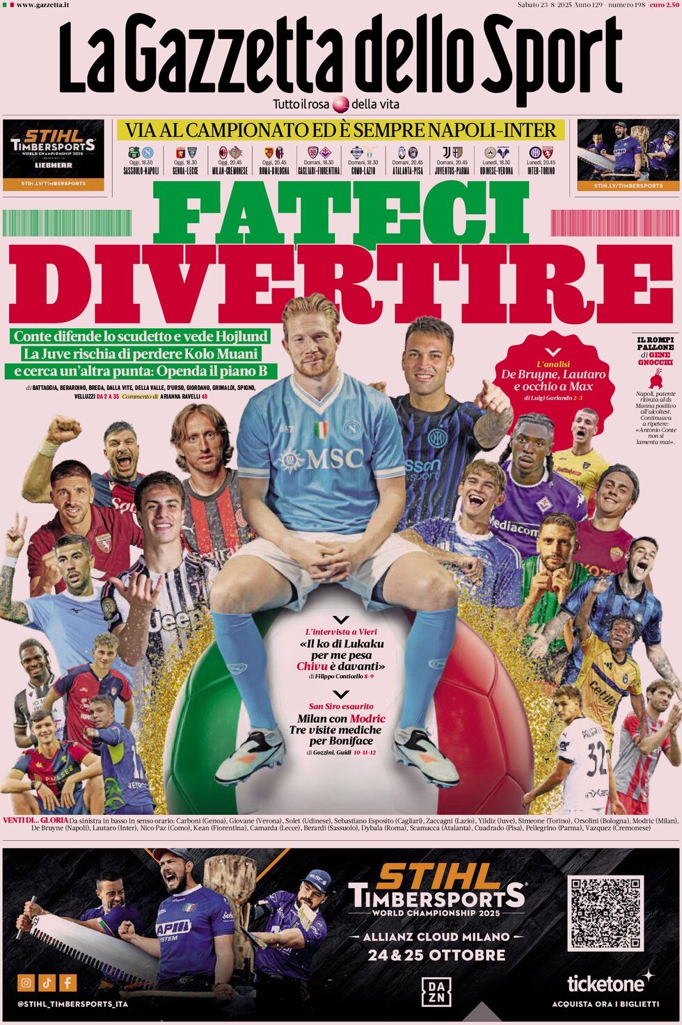 Today’s Papers – Serie A è tornato! 8 Today’s Papers – Serie A è tornato! 7