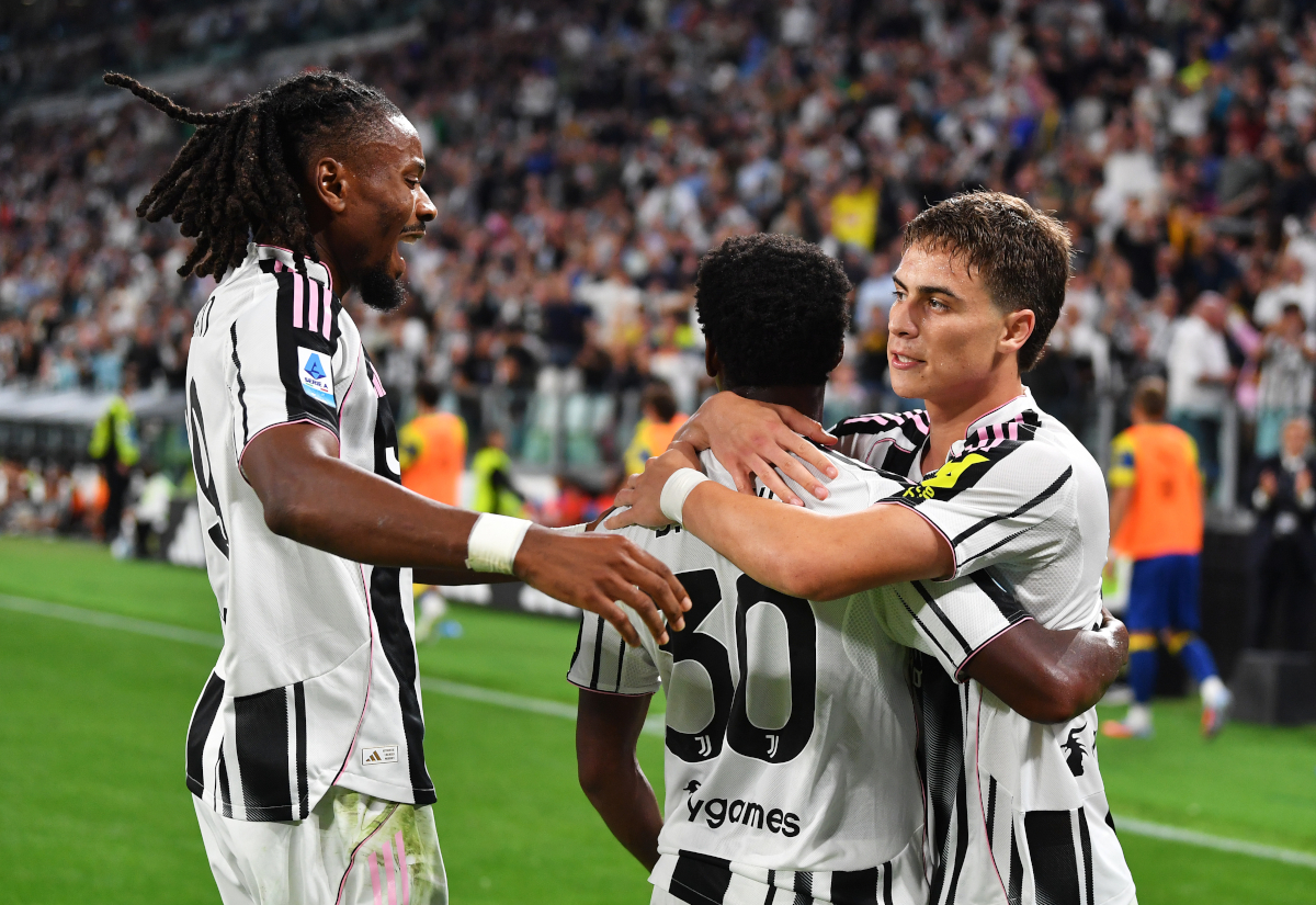 All 189 Serie A players away on international duty 17 TURIN, ITALY - AUGUST 24: Jonathan David of Juventus celebrates scoring his team's first goal with teammates Kenan Yildiz and Khephren Thuram during the Serie A match between Juventus FC and Parma Calcio 1913 at on August 24, 2025 in Turin, Italy. (Photo by Valerio Pennicino/Getty Images)