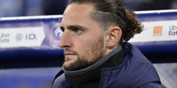 Exclusive: Rabiot contacted directly by Napoli and Milan 9 PARIS, FRANCE - MARCH 23: Adrian Rabiot of France looks on before the UEFA Nations League Quarterfinal Leg Two match between Croatia and France at Stade de France on March 23, 2025 in Paris, France. (Photo by Aurelien Meunier/Getty Images)