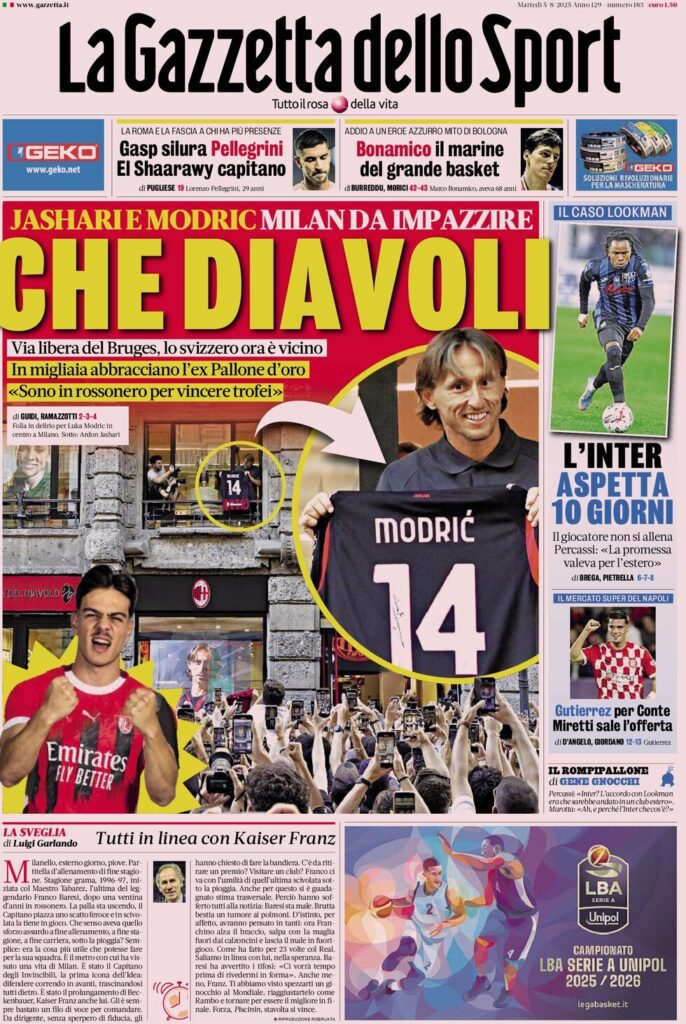 Today’s Papers: Lookman clash, Modric assist, Gasp sinks Pellegrini