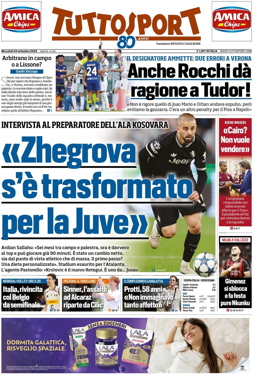 Mercolette 24 settembre