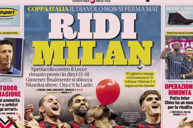 Articoli di oggi: Nkunku in forma per Milano e Rocchi concorda con Tudor su Juventus Var Calls