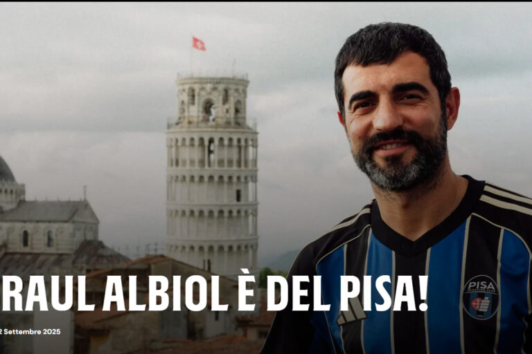 Raul Albiol joins Pisa as a free agent