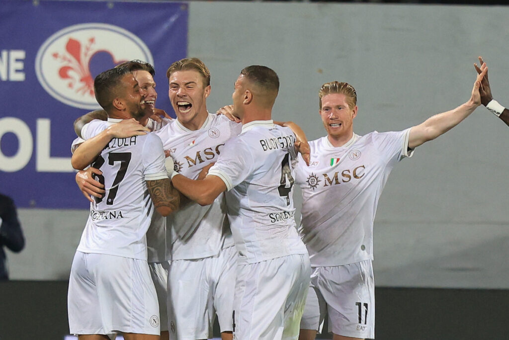 Hojlund happy to be with ‘incredible’ Napoli after goal on debut