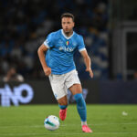 NAPLES, ITALY - AUGUST 30: Amir Rrahmani of SSC Napoli during the Serie A match between SSC Napoli and Cagliari Calcio at Stadio Diego Armando Maradona on August 30, 2025 in Naples, Italy. (Photo by Francesco Pecoraro/Getty Images)