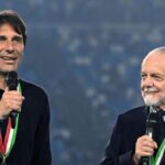 Napoli, Conte celebra i 77 anni di De Laurentiis con un messaggio